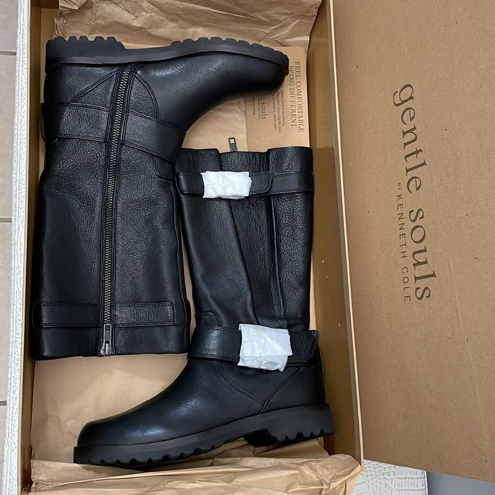 New Gentle Souls Leather Boots.$329